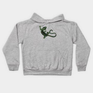 cute salamander Kids Hoodie